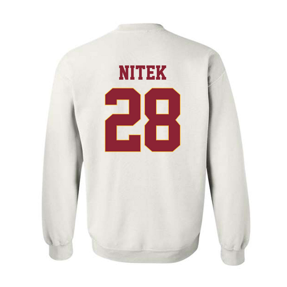 UMN Duluth - NCAA Football : Trent Nitek - Classic Shersey Crewneck Sweatshirt-1