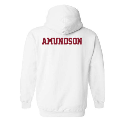 UMN Duluth - NCAA Men's Track & Field : Nathan Amundson - Classic Shersey Hooded Sweatshirt-1