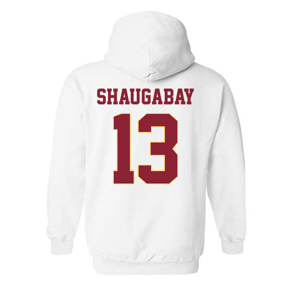 UMN Duluth - NCAA Men's Ice Hockey : Jayson Shaugabay - Classic Shersey Hooded Sweatshirt-1