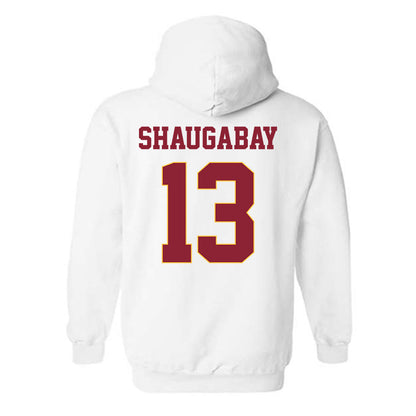 UMN Duluth - NCAA Men's Ice Hockey : Jayson Shaugabay - Classic Shersey Hooded Sweatshirt-1