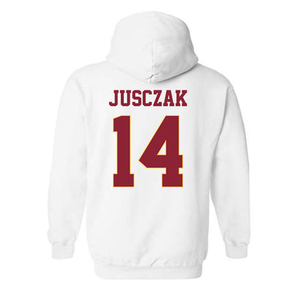 UMN Duluth - NCAA Women's Basketball : Karly Jusczak - Classic Shersey Hooded Sweatshirt-1