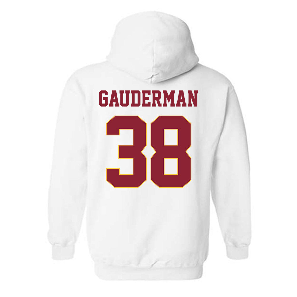 UMN Duluth - NCAA Football : David Gauderman - Classic Shersey Hooded Sweatshirt-1