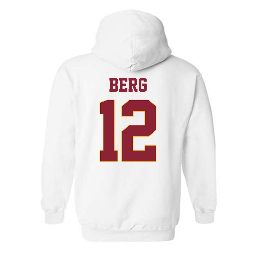 UMN Duluth - NCAA Football : Jackson Berg - Classic Shersey Hooded Sweatshirt-1