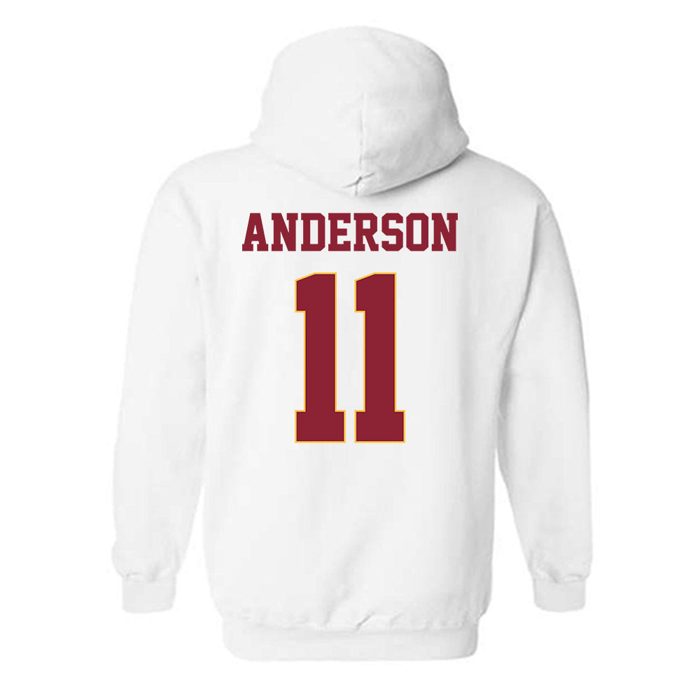 UMN Duluth - NCAA Men's Ice Hockey : Hunter Anderson - Classic Shersey Hooded Sweatshirt-1