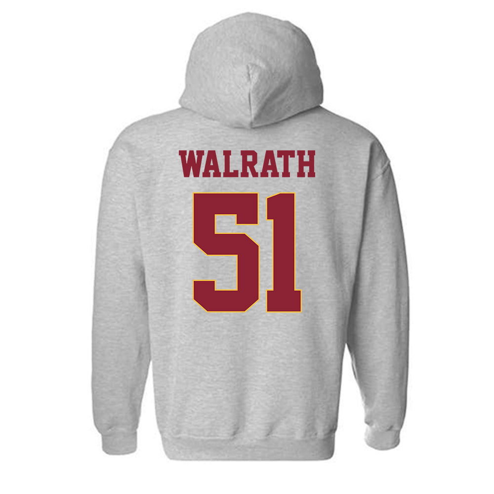 UMN Duluth - NCAA Football : Jayce Walrath - Classic Shersey Hooded Sweatshirt-1