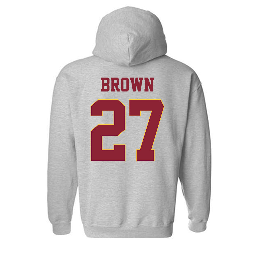 UMN Duluth - NCAA Baseball : Zak Brown - Classic Shersey Hooded Sweatshirt-1