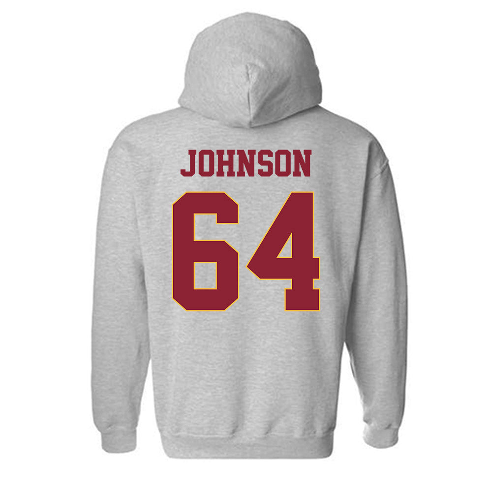 UMN Duluth - NCAA Football : Zach Johnson - Classic Shersey Hooded Sweatshirt-1