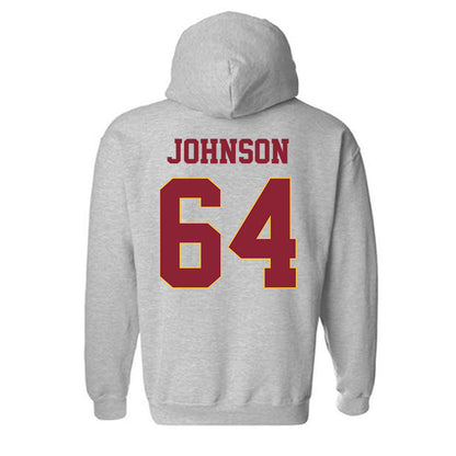 UMN Duluth - NCAA Football : Zach Johnson - Classic Shersey Hooded Sweatshirt-1