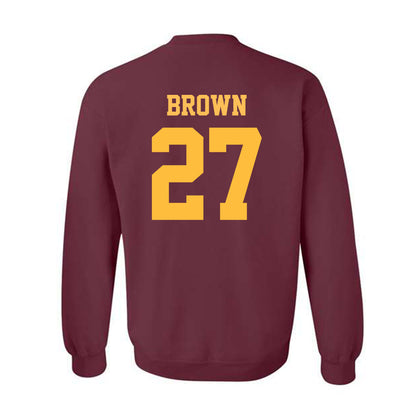 UMN Duluth - NCAA Baseball : Zak Brown - Classic Shersey Crewneck Sweatshirt-1