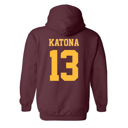 UMN Duluth - NCAA Men's Basketball : Nick Katona - Classic Shersey Hooded Sweatshirt-1
