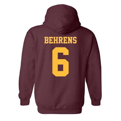 UMN Duluth - NCAA Women's Volleyball : Kendra Behrens - Classic Shersey Hooded Sweatshirt-1