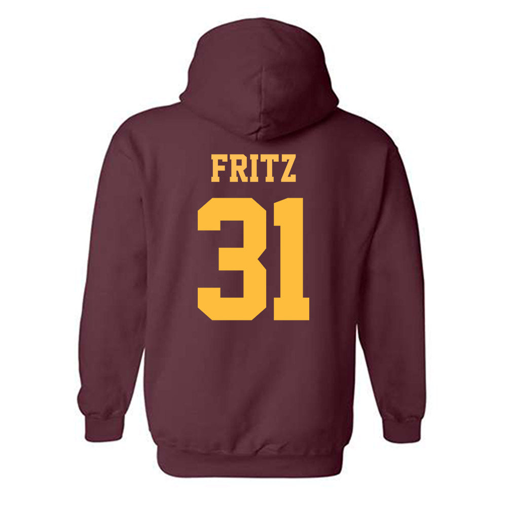 UMN Duluth - NCAA Women's Basketball : Ashley Fritz - Classic Shersey Hooded Sweatshirt-1