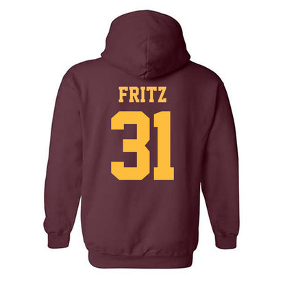 UMN Duluth - NCAA Women's Basketball : Ashley Fritz - Classic Shersey Hooded Sweatshirt-1