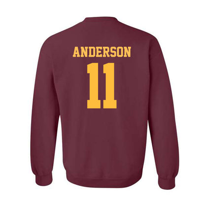 UMN Duluth - NCAA Men's Ice Hockey : Hunter Anderson - Classic Shersey Crewneck Sweatshirt-1
