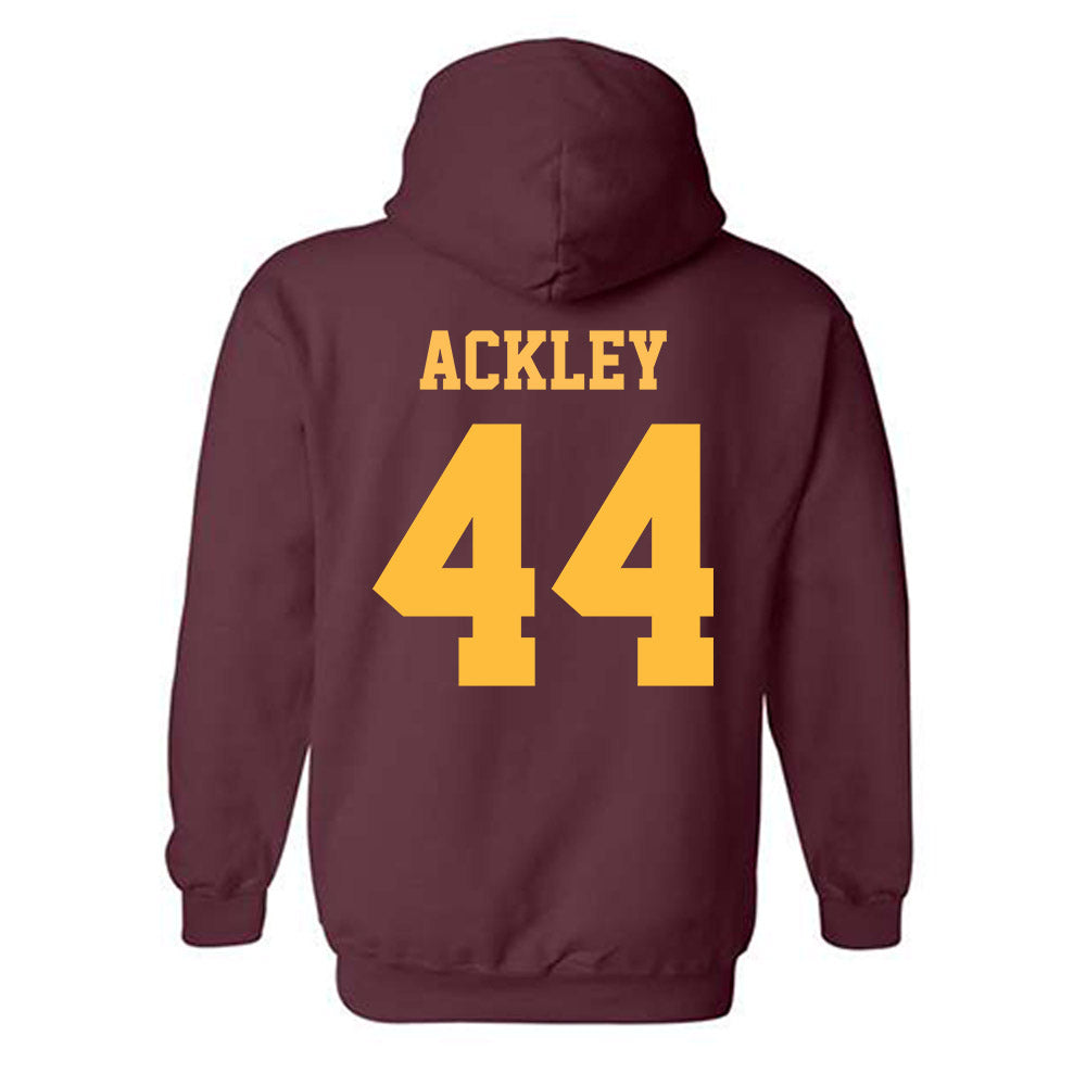 UMN Duluth - NCAA Football : Ean Ackley - Classic Shersey Hooded Sweatshirt-1