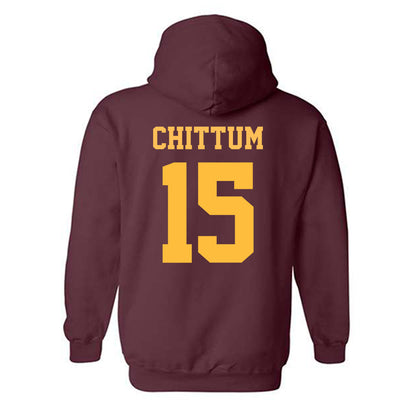 UMN Duluth - NCAA Baseball : Caid Chittum - Classic Shersey Hooded Sweatshirt-1