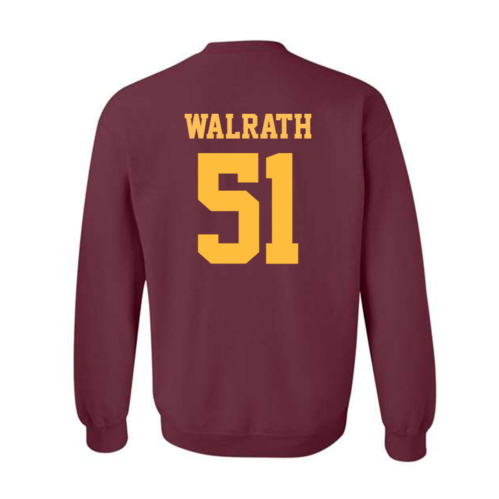 UMN Duluth - NCAA Football : Jayce Walrath - Classic Shersey Crewneck Sweatshirt-1