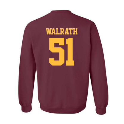 UMN Duluth - NCAA Football : Jayce Walrath - Classic Shersey Crewneck Sweatshirt-1