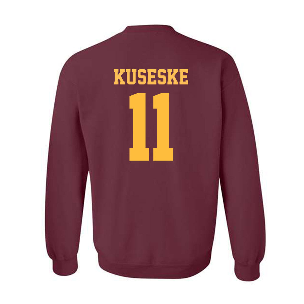 UMN Duluth - NCAA Baseball : Zach Kuseske - Classic Shersey Crewneck Sweatshirt-1
