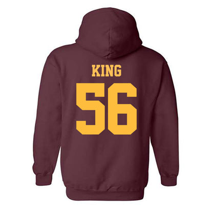 UMN Duluth - NCAA Football : Chris King - Classic Shersey Hooded Sweatshirt-1