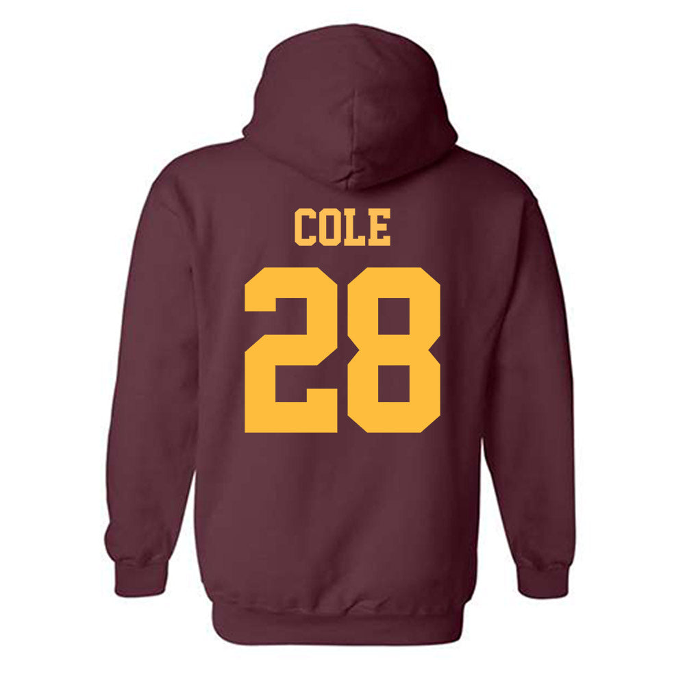 UMN Duluth - NCAA Baseball : Ethan Cole - Classic Shersey Hooded Sweatshirt-1