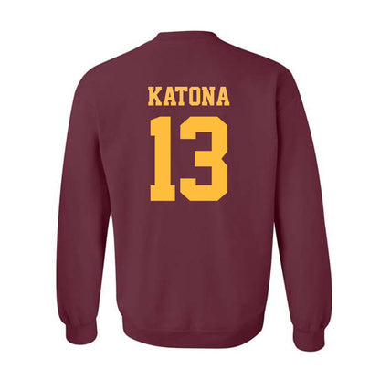 UMN Duluth - NCAA Men's Basketball : Nick Katona - Classic Shersey Crewneck Sweatshirt-1
