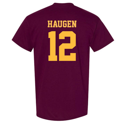 UMN Duluth - NCAA Football : Baamlak Haugen - Classic Shersey T-Shirt-1