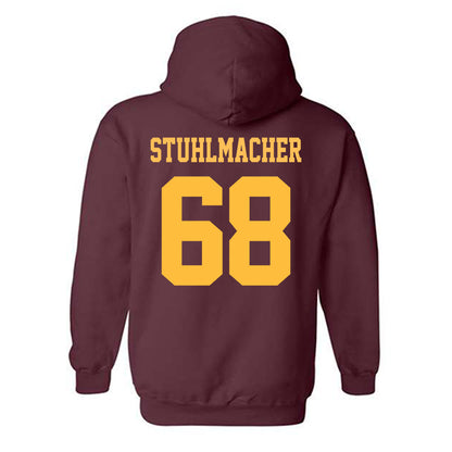UMN Duluth - NCAA Football : Max Stuhlmacher - Classic Shersey Hooded Sweatshirt-1