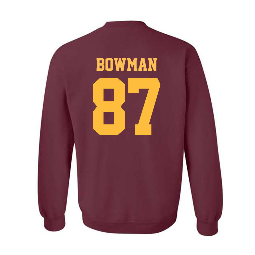 UMN Duluth - NCAA Football : Trace Bowman - Classic Shersey Crewneck Sweatshirt-1