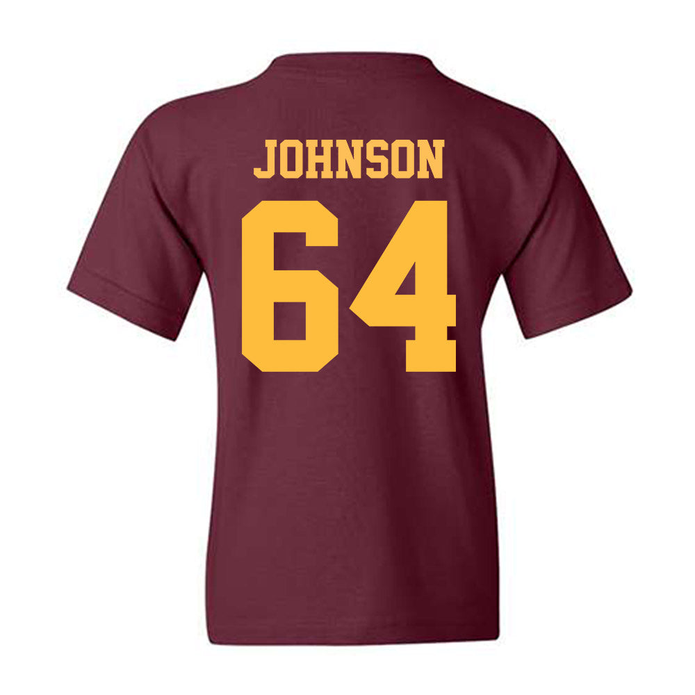 UMN Duluth - NCAA Football : Zach Johnson - Classic Shersey Youth T-Shirt-1