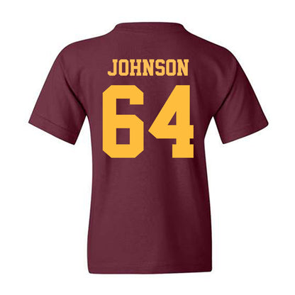 UMN Duluth - NCAA Football : Zach Johnson - Classic Shersey Youth T-Shirt-1
