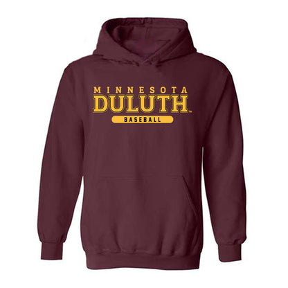 UMN Duluth - NCAA Baseball : Nikhil Kandi - Classic Shersey Hooded Sweatshirt-0