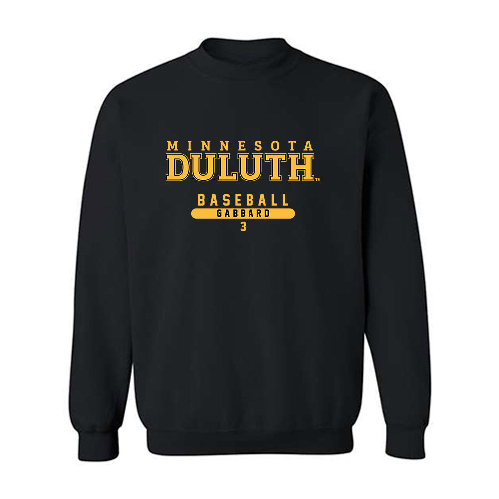 UMN Duluth - NCAA Baseball : Michael Gabbard - Classic Shersey Crewneck Sweatshirt-0