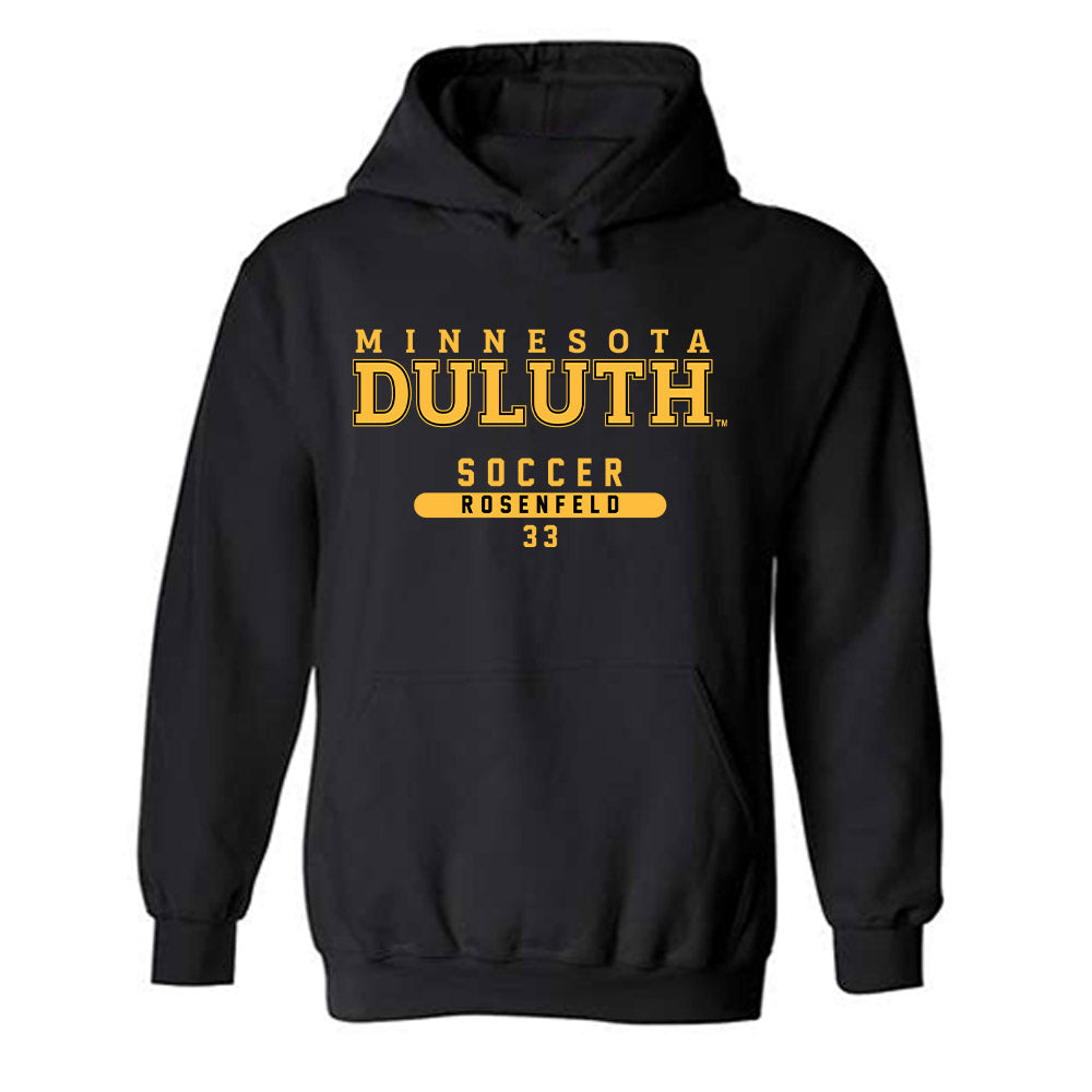UMN Duluth - NCAA Women's Soccer : Jordan Rosenfeld - Classic Shersey Hooded Sweatshirt-0