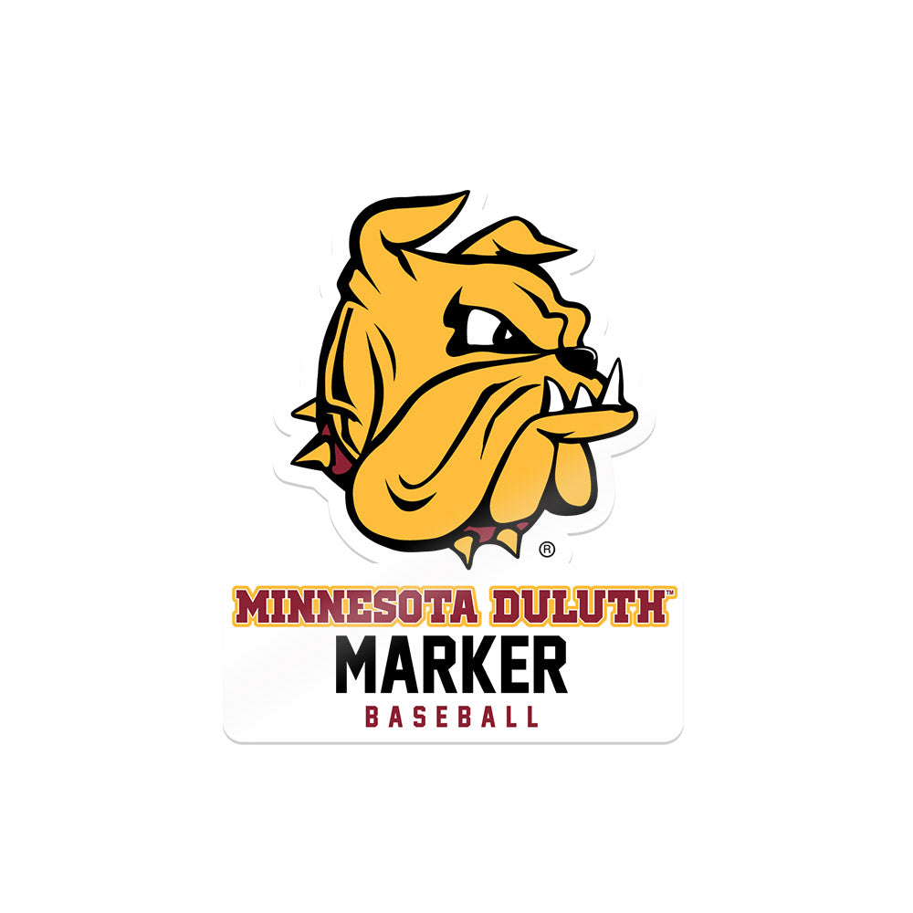 UMN Duluth - NCAA Baseball : Soren Marker - Sticker-0