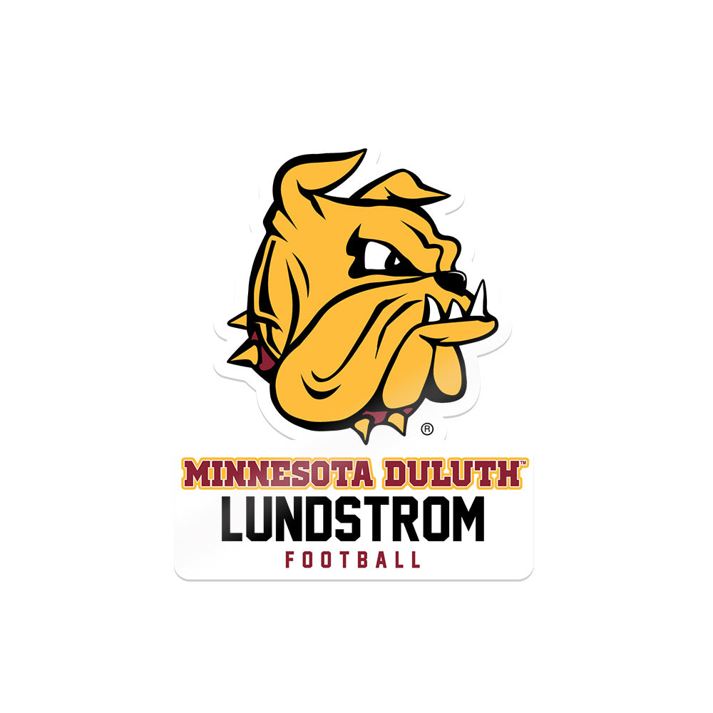 UMN Duluth - NCAA Football : David Lundstrom - Sticker-0
