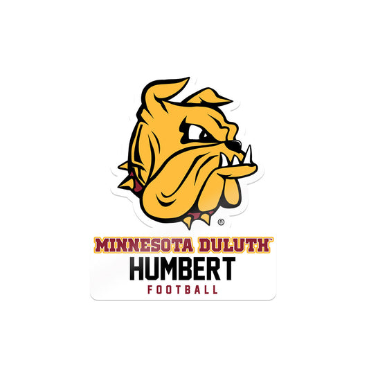 UMN Duluth - NCAA Football : Luke Humbert - Sticker-0