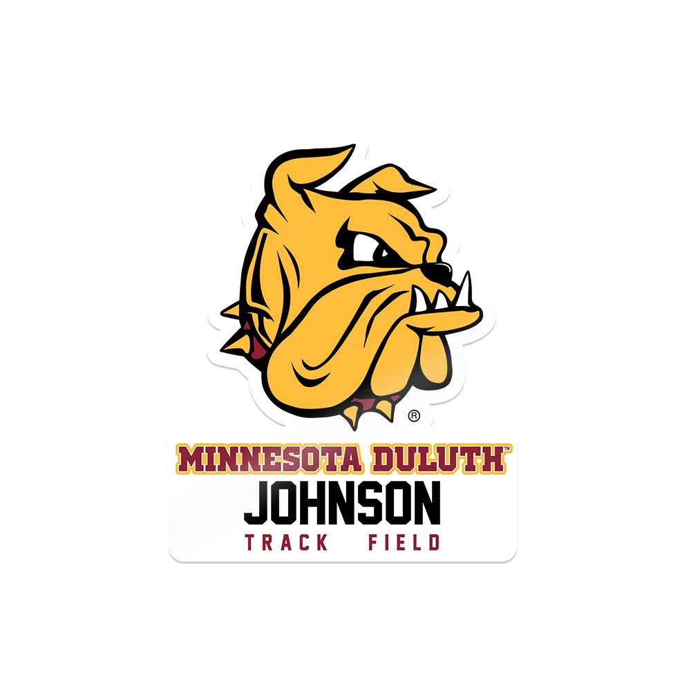 UMN Duluth - NCAA Men's Track & Field : Joshua Johnson - Sticker-0