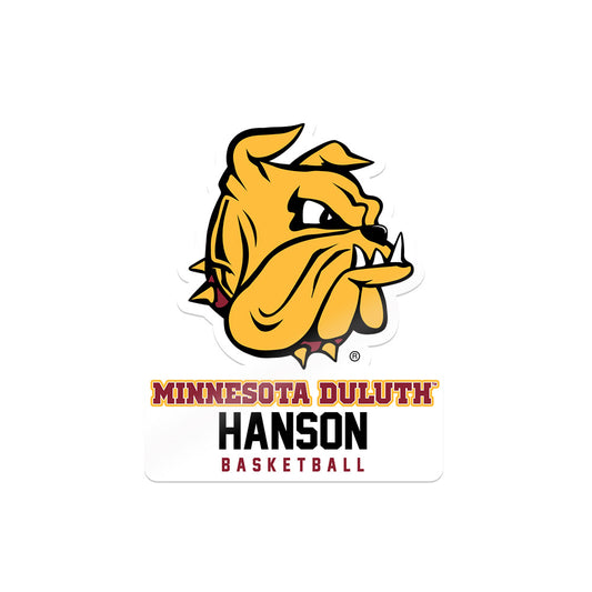 UMN Duluth - NCAA Men's Basketball : Kole Hanson - Sticker-0
