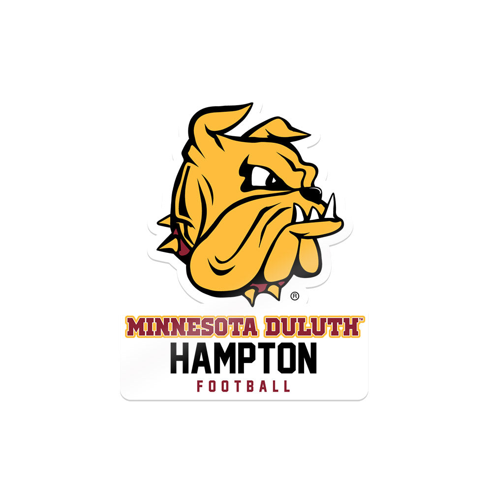 UMN Duluth - NCAA Football : Isaiah Hampton - Sticker-0