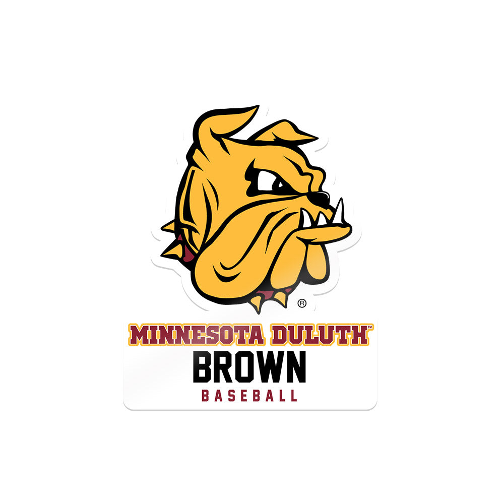 UMN Duluth - NCAA Baseball : Zak Brown - Sticker-0