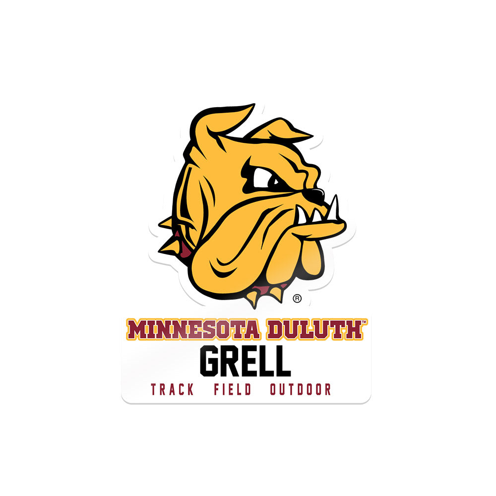 UMN Duluth - NCAA Women's Track & Field : Jordan Grell - Sticker-0
