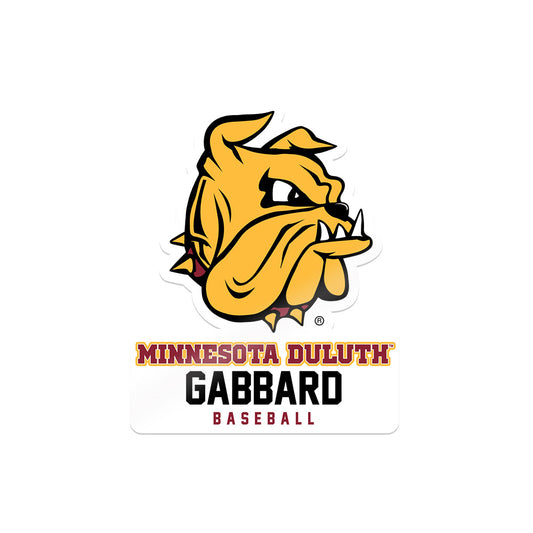 UMN Duluth - NCAA Baseball : Michael Gabbard - Sticker-0