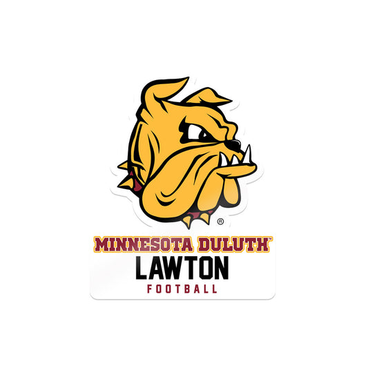 UMN Duluth - NCAA Football : Cooper Lawton - Sticker-0