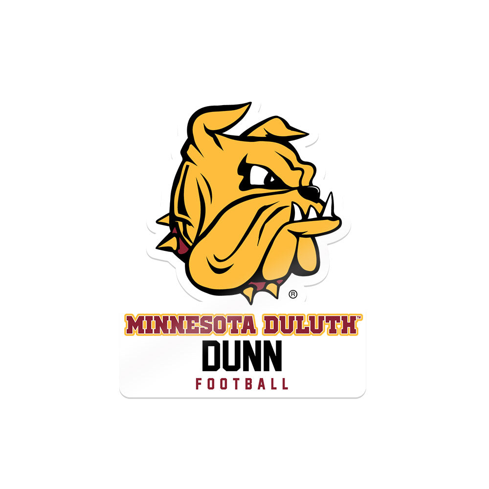 UMN Duluth - NCAA Football : Terae Dunn - Sticker-0