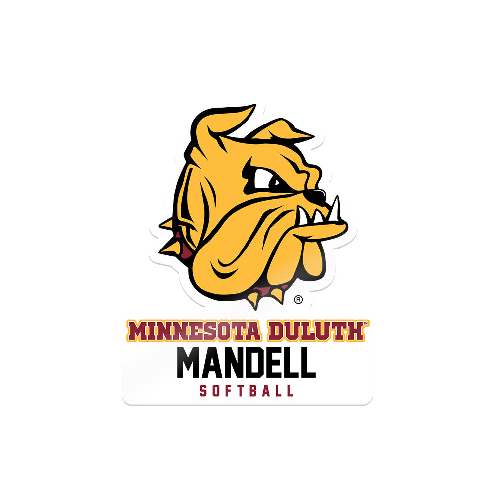 UMN Duluth - NCAA Softball : Ashley Mandell - Sticker-0