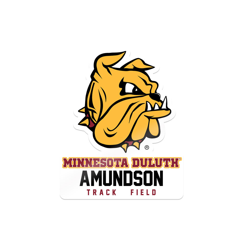 UMN Duluth - NCAA Men's Track & Field : Nathan Amundson - Sticker-0