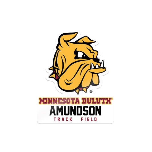 UMN Duluth - NCAA Men's Track & Field : Nathan Amundson - Sticker-0