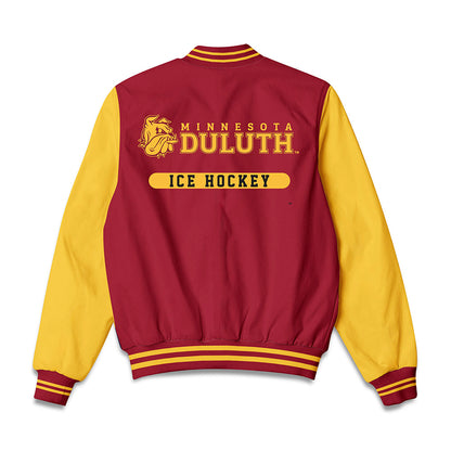 UMN Duluth - NCAA Men's Ice Hockey : Jayson Shaugabay - Bomber Jacket-1