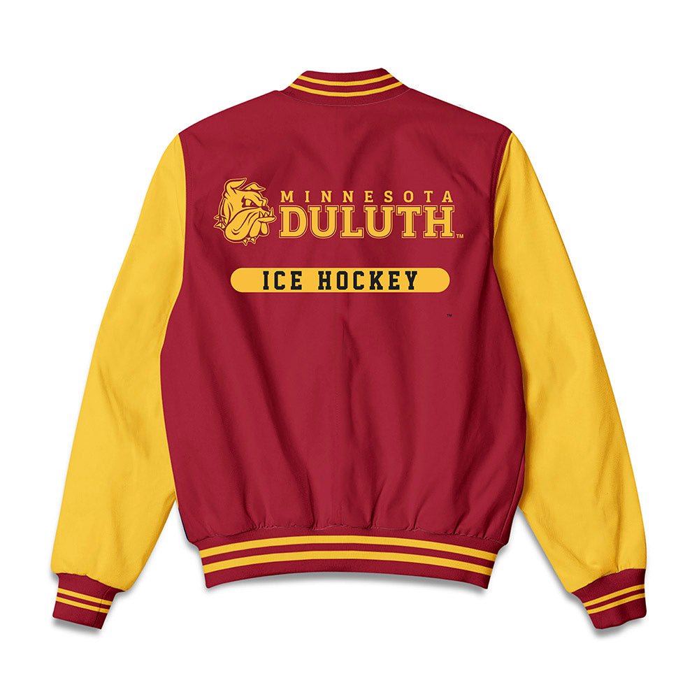 UMN Duluth - NCAA Women's Ice Hockey : Kamdyn Davis - Bomber Jacket-1